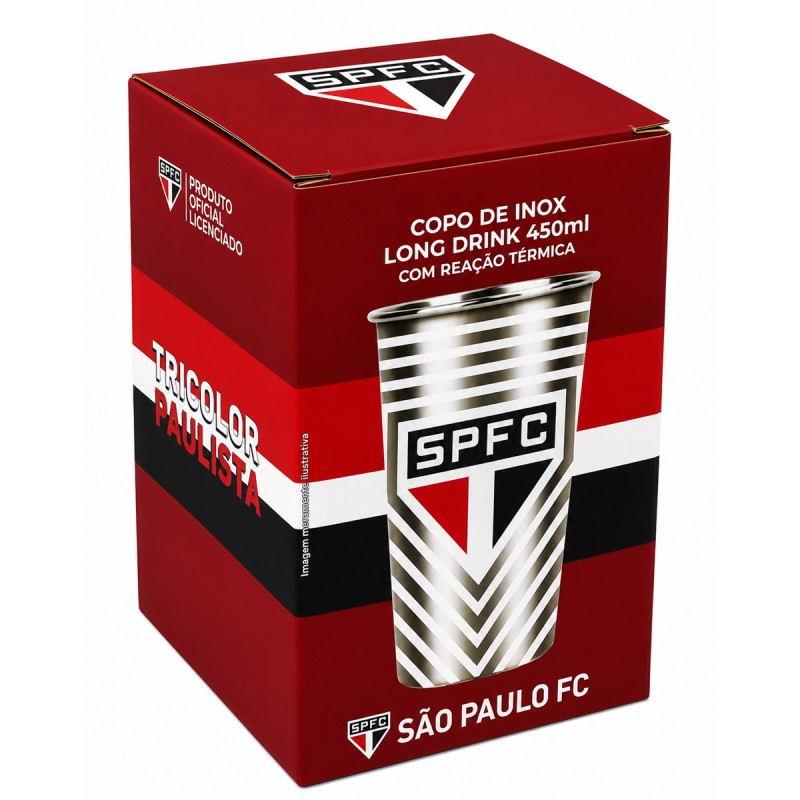 COPO TÉRMICO INOX 450ML COM REAÇÃO TÉRMICA MODELO SÃO PAULO REF: 131336