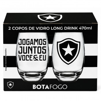 COPOS DE VIDRO LONG DRINK BELIZE 470ML MODELO BOTAFOGO REF: 764732 COPOS DE VIDRO LONG DRINK BELIZE 470ML MODELO BOTAFOGO REF: 764732