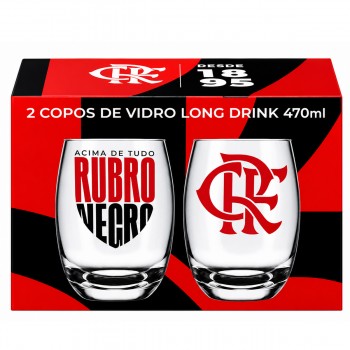 COPOS DE VIDRO LONG DRINK BELIZE 470ML MODELO FLAMENGO REF: 764733 COPOS DE VIDRO LONG DRINK BELIZE 470ML MODELO FLAMENGO REF: 764733
