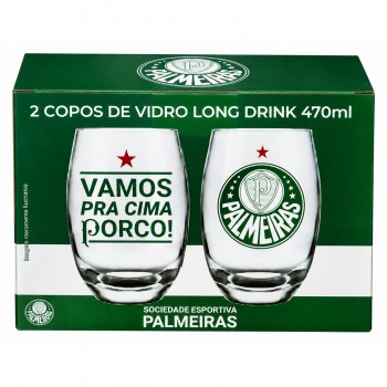 COPOS DE VIDRO LONG DRINK BELIZE 470ML MODELO PALMEIRAS REF: 764738 COPOS DE VIDRO LONG DRINK BELIZE 470ML MODELO PALMEIRAS REF: 764738
