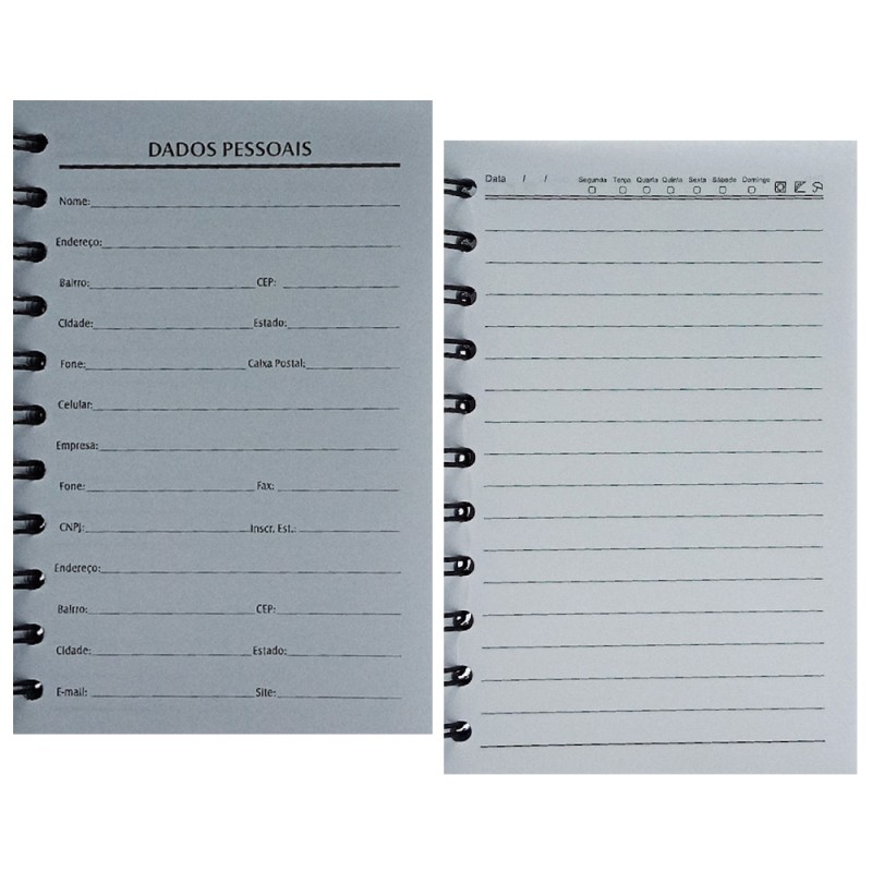 AGENDA PERMANENTE 160 FOLHAS REF: MG-3490 AGENDA PERMANENTE 160 FOLHAS REF: MG-3490