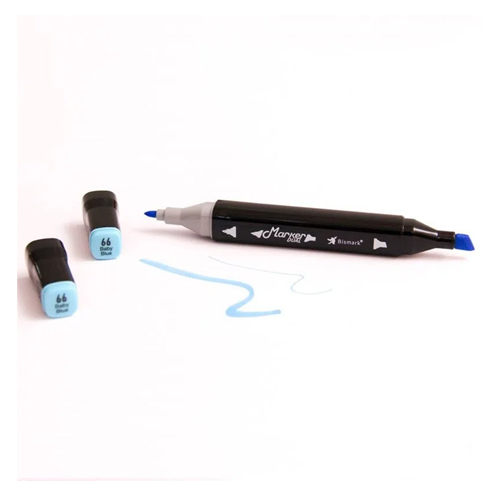 MARCADOR BABY BLUE 2PONTAS 1UNI