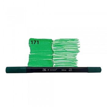 CANETA DUALTIP VERDE FOLHA 1UNI REF: 171 CANETA DUALTIP VERDE FOLHA 1UNI REF: 171
