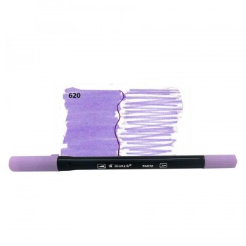 CANETA DUALTIP LILAS PASTEL