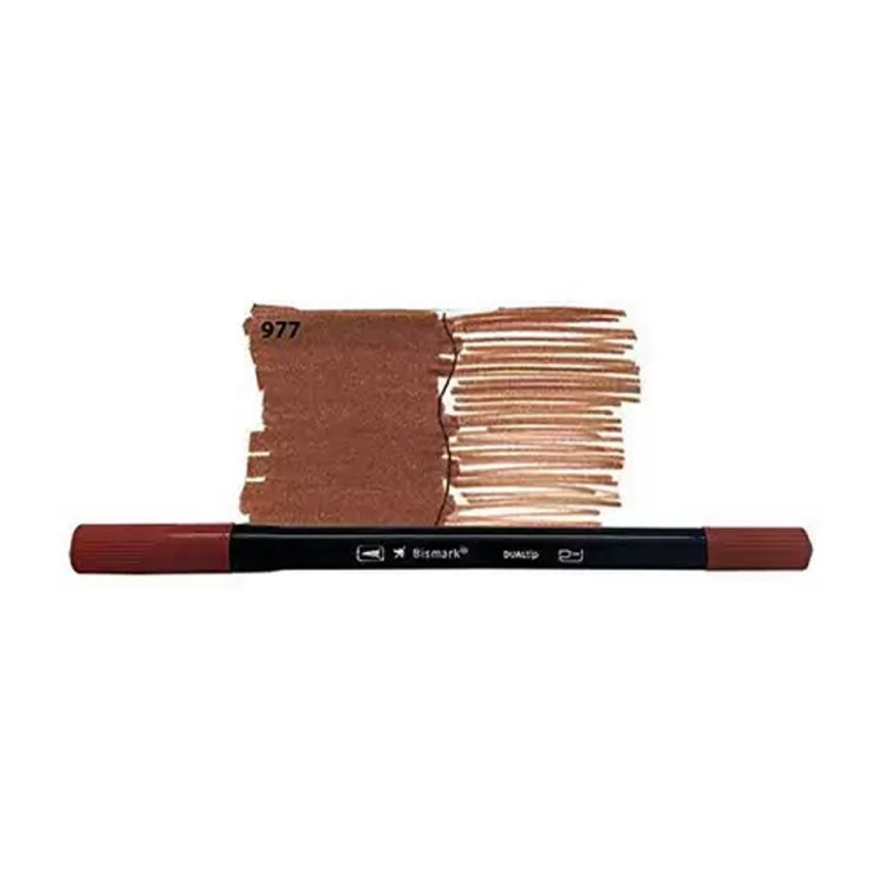 CANETA DUALTIP MARRON COURO 1 UNI REF:977 CANETA DUALTIP MARRON COURO 1 UNI REF:977