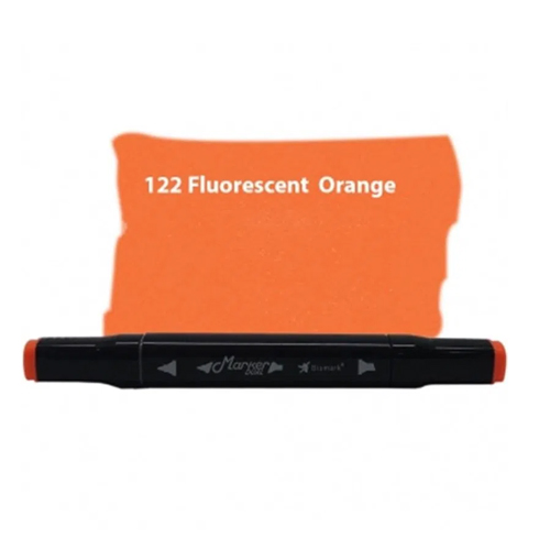 MARCADOR FLUORESCENT ORANGE 2PONTAS 1UNI