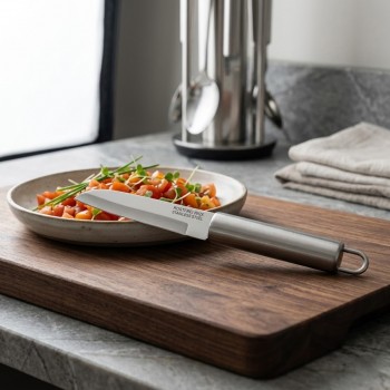 FACA PARA CORTAR LEGUMES DE INOX REF: ST-607 FACA PARA CORTAR LEGUMES DE INOX REF: ST-607