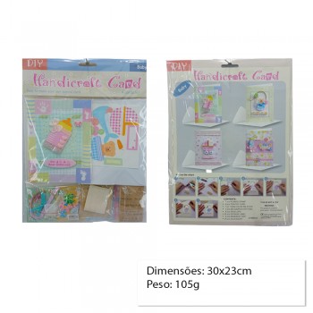 KIT FAÇA VOCÊ MESMO CARIMBOS E CARTÕES MODELO BEBÊ REF: R66A4 KIT FAÇA VOCÊ MESMO CARIMBOS E CARTÕES MODELO BEBÊ REF: R66A4