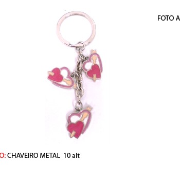 CHAVEIRO EM METAL. TAM:12x5x2CM CHAVEIRO EM METAL. TAM:12x5x2CM