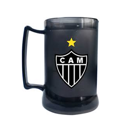 CANECA GEL PC FUME ESCUDO ATLETICO MINEIRO REF:002077 CANECA GEL PC FUME ESCUDO ATLETICO MINEIRO REF:002077