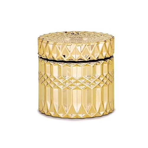 POTE DOURADO VIDRO TAM P POTE DOURADO VIDRO TAM P