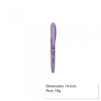 MARCA TEXTO COR: LILAS PASTEL UNIDADE REF: 9078