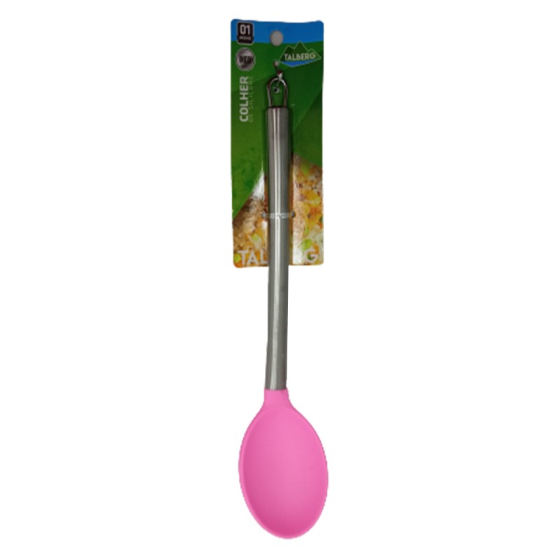 COLHER EM SILICONE ROSA ESCURO REF: 7651 COLHER EM SILICONE ROSA ESCURO REF: 7651