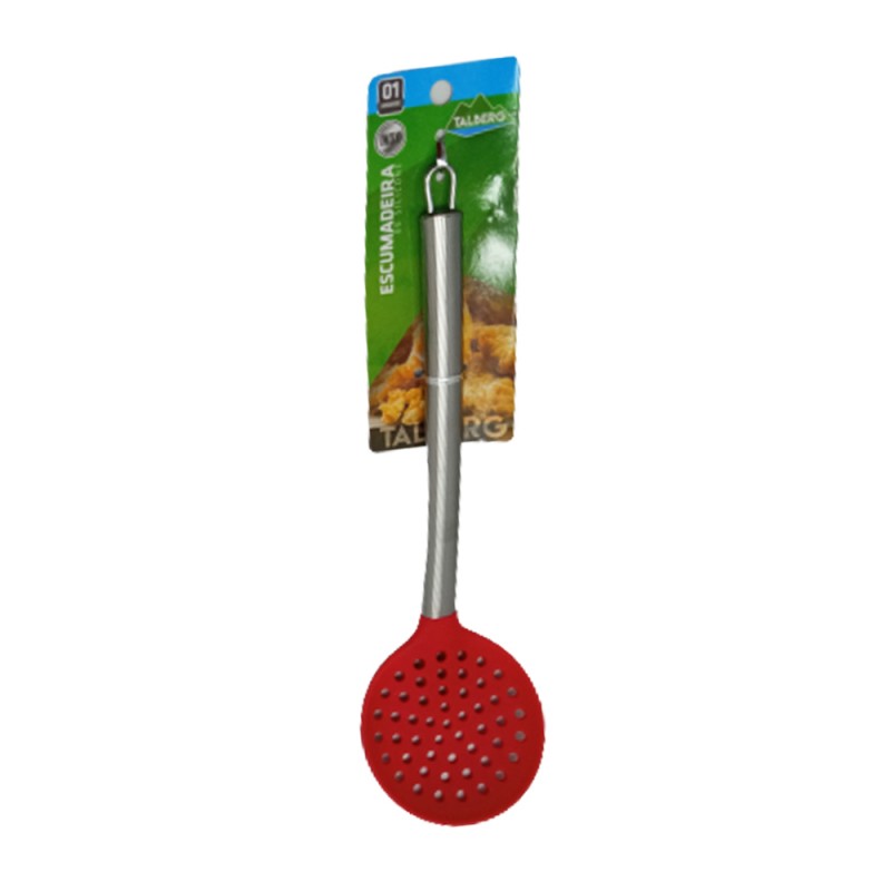 ESCUMADEIRA EM SILICONE VERMELHO REF: 7654 ESCUMADEIRA EM SILICONE VERMELHO REF: 7654