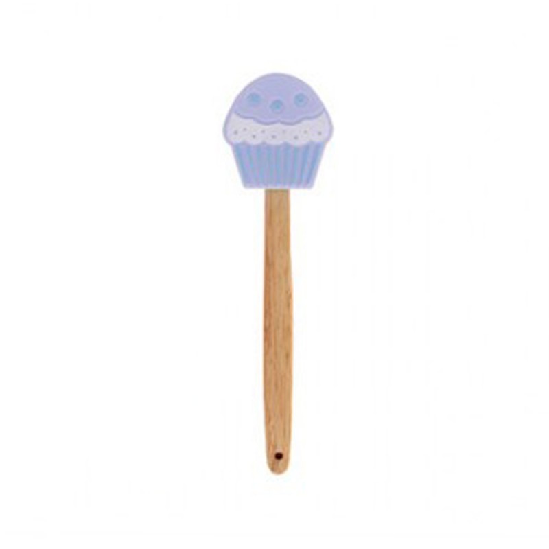 ESPÁTULA COM PONTA DE CUPCAKE EM SILICONE AZUL REF: CA09594 ESPÁTULA COM PONTA DE CUPCAKE EM SILICONE AZUL REF: CA09594