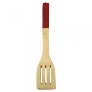 ESPATULA VAZADA BAMBU COR: VERMELHO ESPATULA VAZADA BAMBU COR: VERMELHO