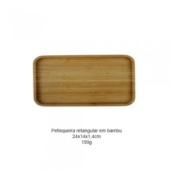 PETISQUEIRA RETANGULAR EM BAMBU REF: D0816 PETISQUEIRA RETANGULAR EM BAMBU REF: D0816