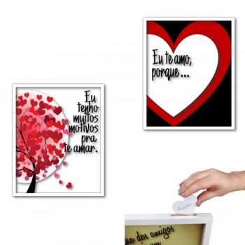 QUADRO CORACAO AMOR 20X25 QUADRO CORACAO AMOR 20X25