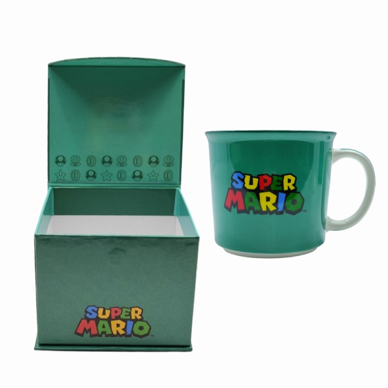 CANECA TOM MODELO MARIO E LUIGI EM CERÂMICA 350ML REF: 10024241 CANECA TOM MODELO MARIO E LUIGI EM CERÂMICA 350ML REF: 10024241