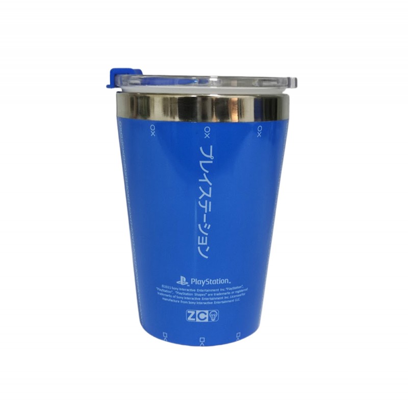 COPO DE VIAGEM MODELO PLAYSTATION 300ML EM INOX REF: 10024261 COPO DE VIAGEM MODELO PLAYSTATION 300ML EM INOX REF: 10024261