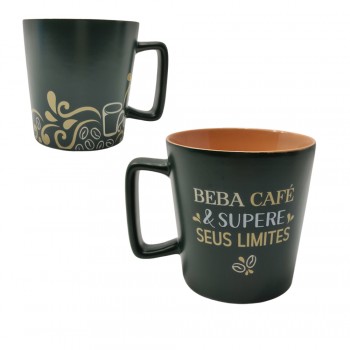 CANECA BUCK MODELO SUPERE LIMITES 400ML EM CERÂMICA REF: 10024290 CANECA BUCK MODELO SUPERE LIMITES 400ML EM CERÂMICA REF: 10024290