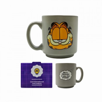CANECA MINI TINA MODELO GARFIELD EM CERÂMICA 100ML REF: 10024471