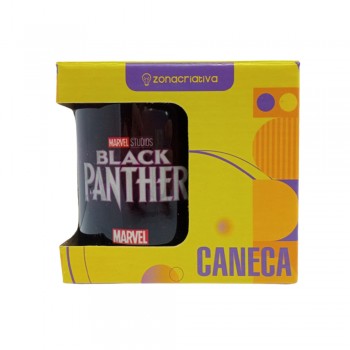 CANECA POP MODELO PANTERA NEGRA EM CERÂMICA 350ML REF: 10024730 CANECA POP MODELO PANTERA NEGRA EM CERÂMICA 350ML REF: 10024730