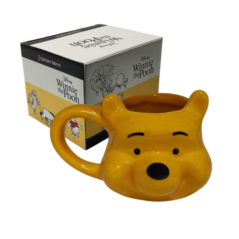 CANECA 3D MODELO URSINHO POOH EM PORCELANA 500ML REF: 10024889 CANECA 3D MODELO URSINHO POOH EM PORCELANA 500ML REF: 10024889
