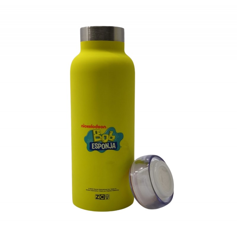GARRAFA BUBBLE MODELO BOB ESPONJA EM INOX 500ML REF: 10072357 GARRAFA BUBBLE MODELO BOB ESPONJA EM INOX 500ML REF: 10072357