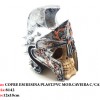 COFRE DECORATIVO MODELO CAVEIRA COM ELMO EM RESINA REF: 8143