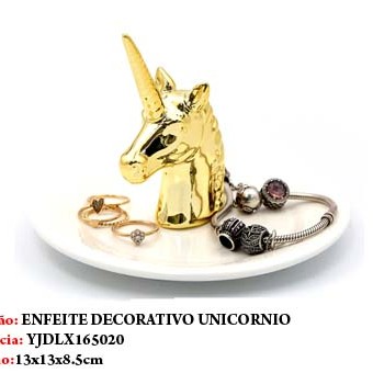 UNICÓRNIO PORTA JOIAS DE BANHEIRO UNICÓRNIO PORTA JOIAS DE BANHEIRO
