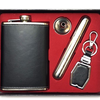 KIT FRASCO P/ BEBIDA 9 OZ EM METAL 260ML KIT FRASCO P/ BEBIDA 9 OZ EM METAL 260ML