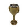 TAÇA MEDIEVAL MODELO CAVEIRA EM RESINA 150ML REF: 1601A TAÇA MEDIEVAL MODELO CAVEIRA EM RESINA 150ML REF: 1601A
