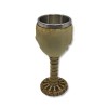 TAÇA MEDIEVAL MODELO CAVEIRA EM RESINA 150ML REF: 1603A TAÇA MEDIEVAL MODELO CAVEIRA EM RESINA 150ML REF: 1603A