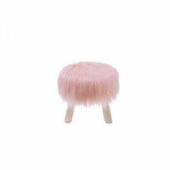 PUFF DECORATIVO ROSA 