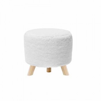 PUFF DECORATIVO BRANCO