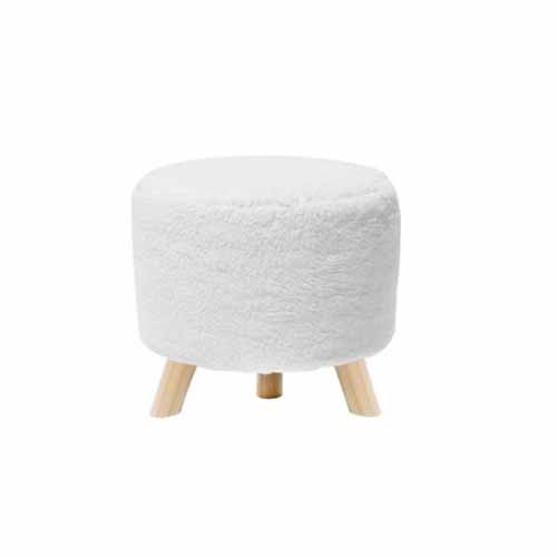 PUFF DECORATIVO BRANCO PUFF DECORATIVO BRANCO