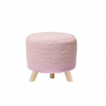 PUFF DECORATIVO ROSA CLARO