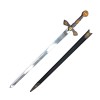 ESPADA MEDIEVAL COM LÂMINA SEM CORTE REF: PFL16900
