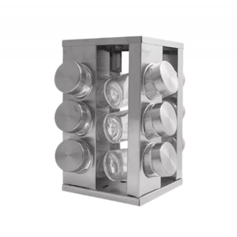 PORTA TEMPERO EM METAL COM 12 POTES REF: APA66-12A PORTA TEMPERO EM METAL COM 12 POTES REF: APA66-12A