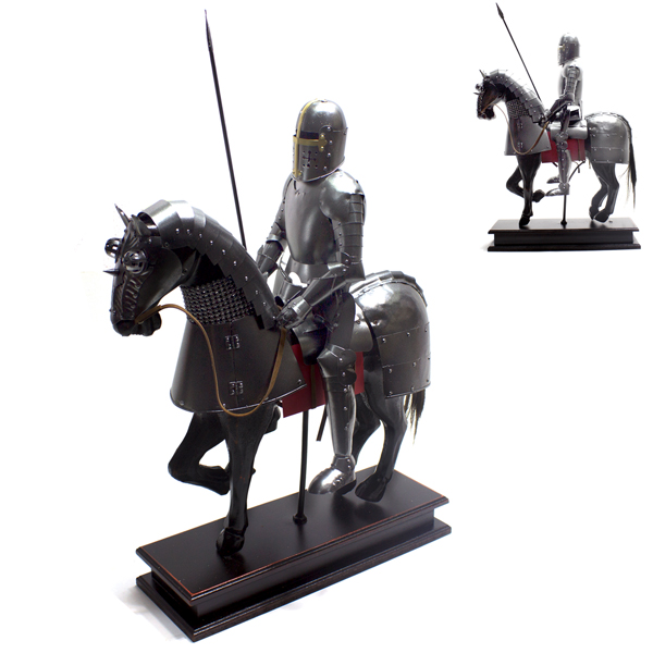 ENF.DEC.MOD.CAVALO E ARMADURA MEDIEVAL EM METAL REF:PFL16363 ENF.DEC.MOD.CAVALO E ARMADURA MEDIEVAL EM METAL REF:PFL16363