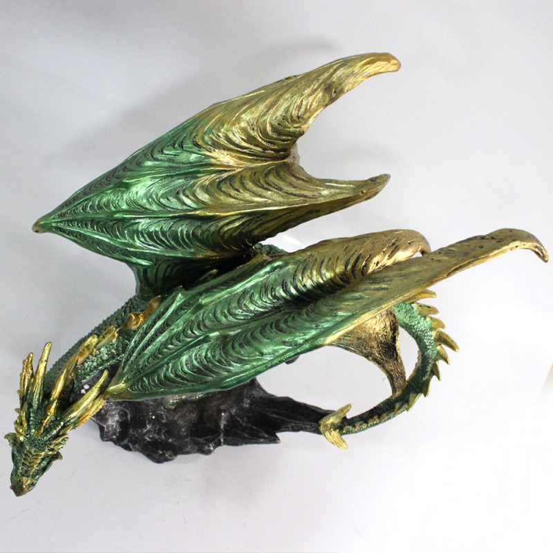 DRAGÃO DECORATIVO EM RESINA REF: PW106566-7 DRAGÃO DECORATIVO EM RESINA REF: PW106566-7