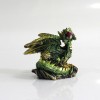 DRAGÃO COM CASTELO DECORATIVO EM RESINA REF: PW170027