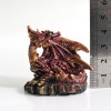 DRAGÃO COM CASTELO DECORATIVO EM RESINA REF: PW170027