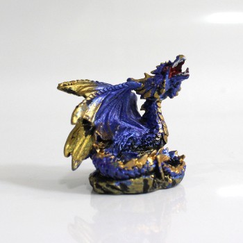 DRAGÃO COM CASTELO DECORATIVO EM RESINA REF: PW170027 DRAGÃO COM CASTELO DECORATIVO EM RESINA REF: PW170027