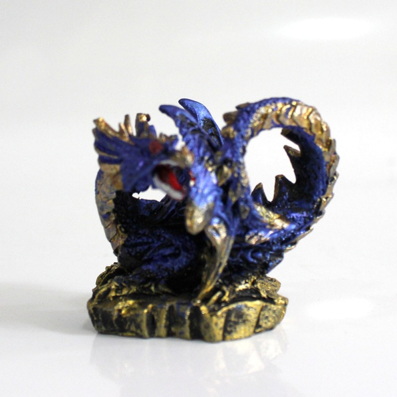 DRAGÃO COM CASTELO DECORATIVO EM RESINA REF: PW170027