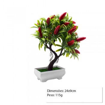 VASO COM PLANTA PERMANENTE EM PLÁSTICO REF: SK0131 VASO COM PLANTA PERMANENTE EM PLÁSTICO REF: SK0131
