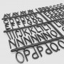 LETRAS PARA PLACA