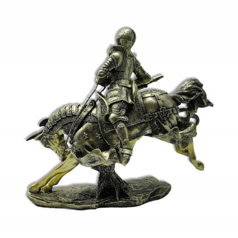 ESTÁTUA DECORATIVA MODELO CAVALEIRO EM RESINA REF: SDK420 ESTÁTUA DECORATIVA MODELO CAVALEIRO EM RESINA REF: SDK420