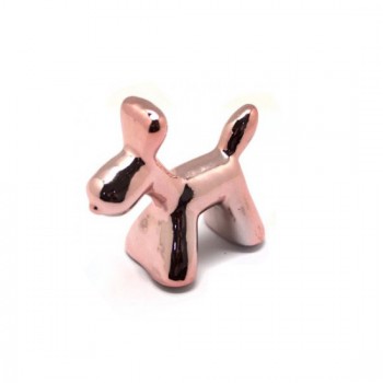 ENF.DE CERAMICA P/DEC.MESA MOD. CACHORRO ROSE ENF.DE CERAMICA P/DEC.MESA MOD. CACHORRO ROSE